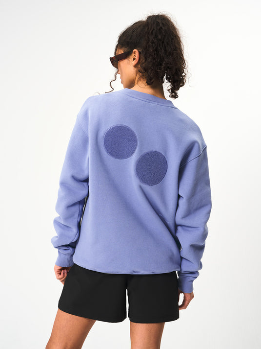 Pinqponq Sweatshirt Cotton - Pool Blue (Unisex) 50% Rabatt für begrenzte Zeit