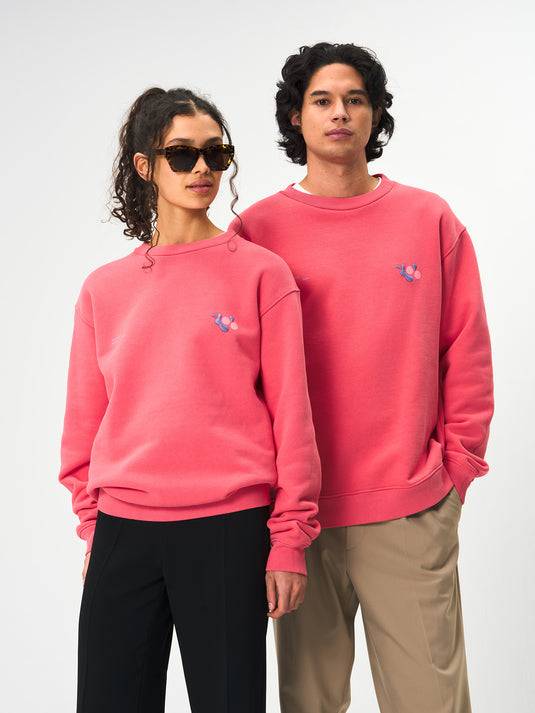 Pinqponq Sweatshirt Cotton - Watermelon Pink (Unisex) Outlet