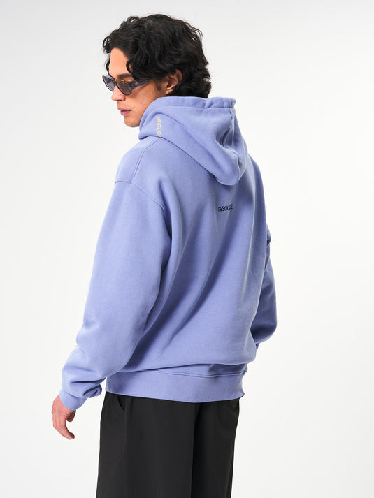 Pinqponq Hoodie Cotton - Pool Blue (Unisex) Auslauf