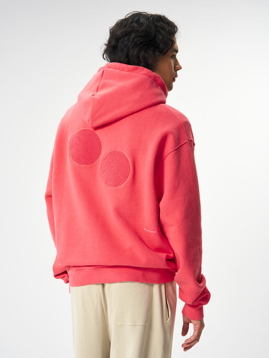 Pinqponq Hoodie Cotton - Watermelon Pink (Unisex) Verkauf