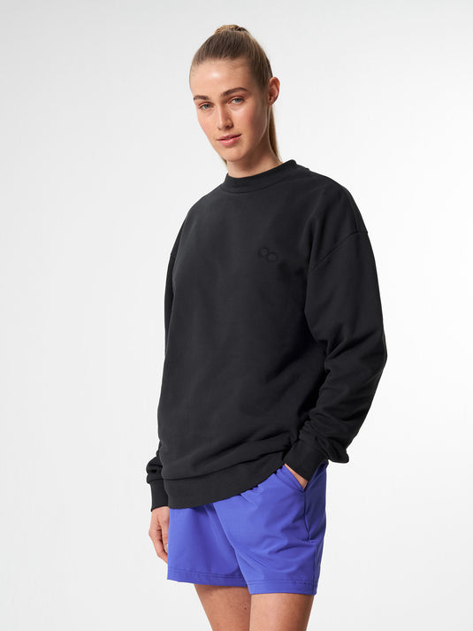 Pinqponq Sweatshirt - Circles Peat Black (Unisex) Hotsell