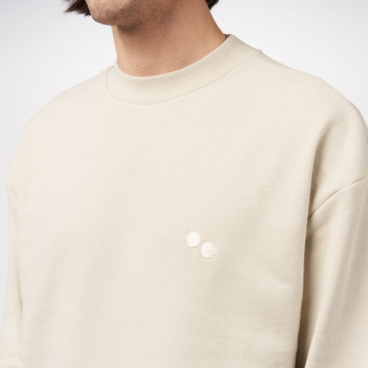 Pinqponq Sweatshirt - Cliff Beige (Unisex) Meist gekauft