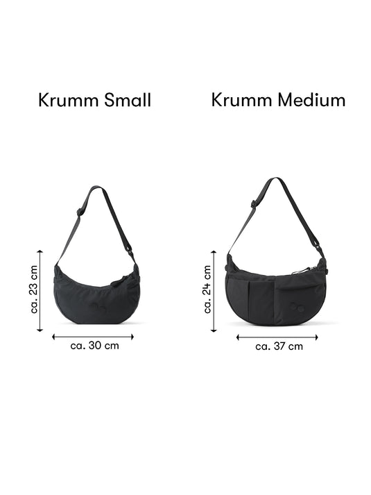 Pinqponq Krumm Medium - Crinkle Black Versandkostenfrei
