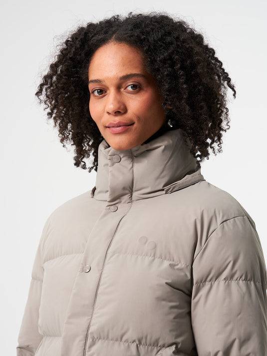 Pinqponq Puffy Parka - Cement Taupe (Female) Valentinstagsangebot