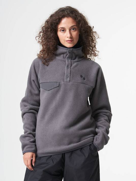 Pinqponq Fleece Pullover - Graphite Grey (Unisex) Jubiläumsangebot