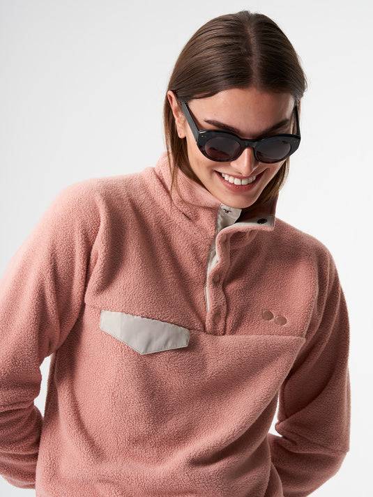Pinqponq Fleece Pullover - Ash pink (Unisex) Top Angebot