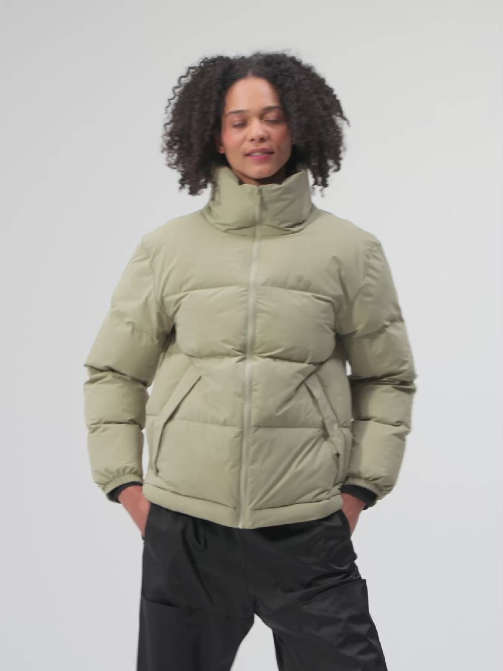 Pinqponq Puffer Jacket - Reed Olive (Unisex) Online Outlet