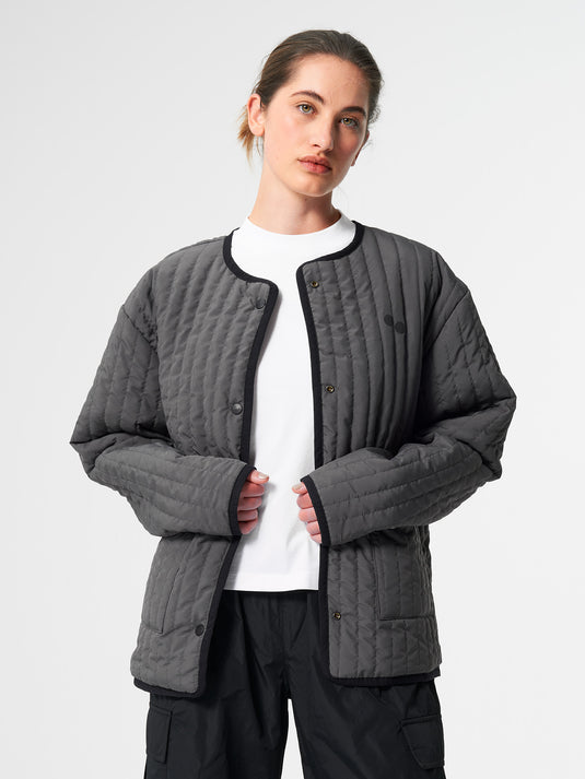 Pinqponq Reversible Jacket - Tune Black (Unisex) Zeitlich begrenztes Angebot