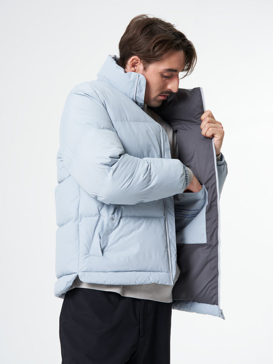 Pinqponq Puffer Jacket - Iced Grey (Unisex) Blitzangebot