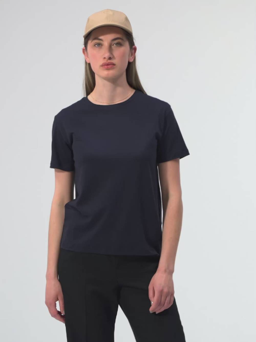 Pinqponq T-Shirt Merino - Sheep Navy (Female) Tägliche Deals