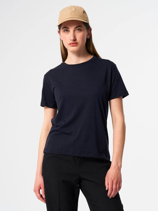 Pinqponq T-Shirt Merino - Sheep Navy (Female) Tägliche Deals