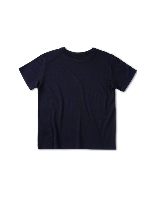 Pinqponq T-Shirt Merino - Sheep Navy (Female) Tägliche Deals