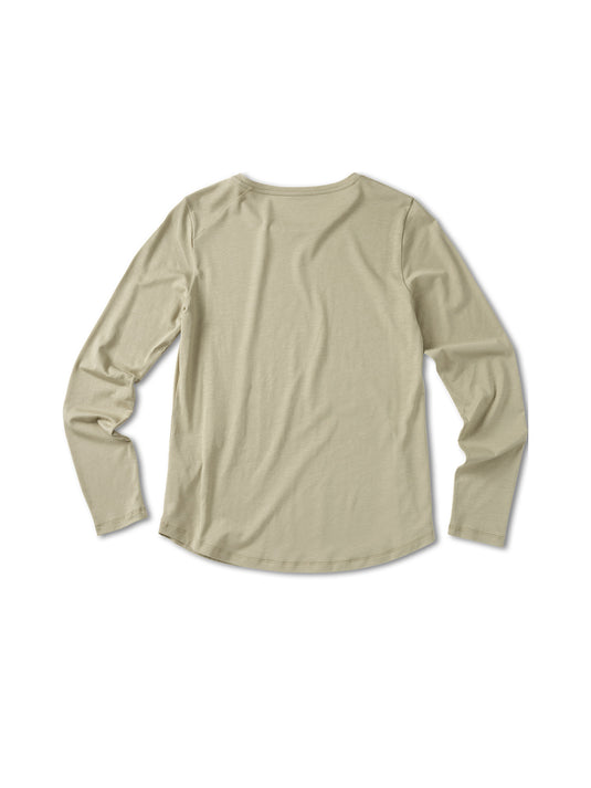 Pinqponq Longsleeve TENCEL™ - Wooden Olive (Female) Sonderangebote