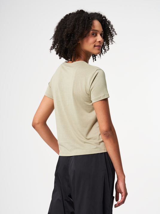 Pinqponq T-Shirt TENCEL™ - Wooden Olive (Female) Riesige Ersparnisse