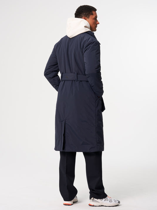 Pinqponq Padded Trench Coat - Fjord Navy (Unisex) Super Sparpreis