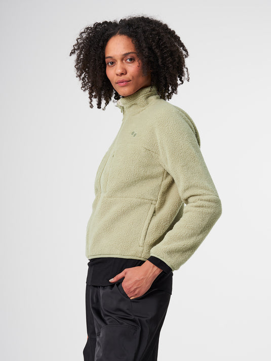 Pinqponq Fleece Jacket - Reed Olive (Female) JETZT KAUFEN