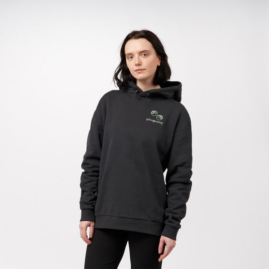 Pinqponq Hoodie - Peat Black Yin Yang (Unisex) Neueste Stile