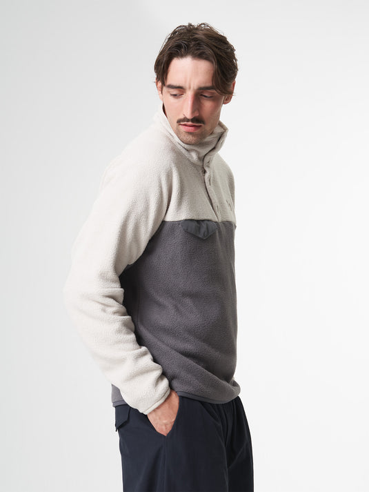 Pinqponq Fleece Pullover - Tune Beige (Unisex) Letzte 2 Tage