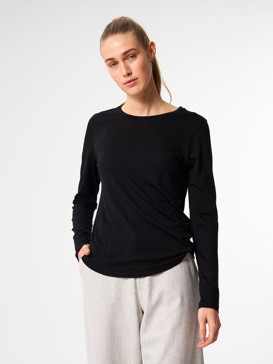 Pinqponq Longsleeve Merino - Sheep Black (Female) Bis zu 55% Rabatt