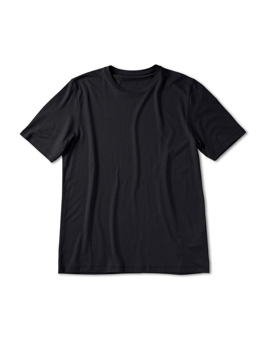 Pinqponq T-Shirt TENCEL™ - Wooden Black (Male) Nur noch ein Tag übrig