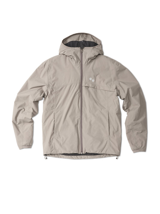 Pinqponq Hoodie Jacket - Cement Taupe (Male) Super Rabatt