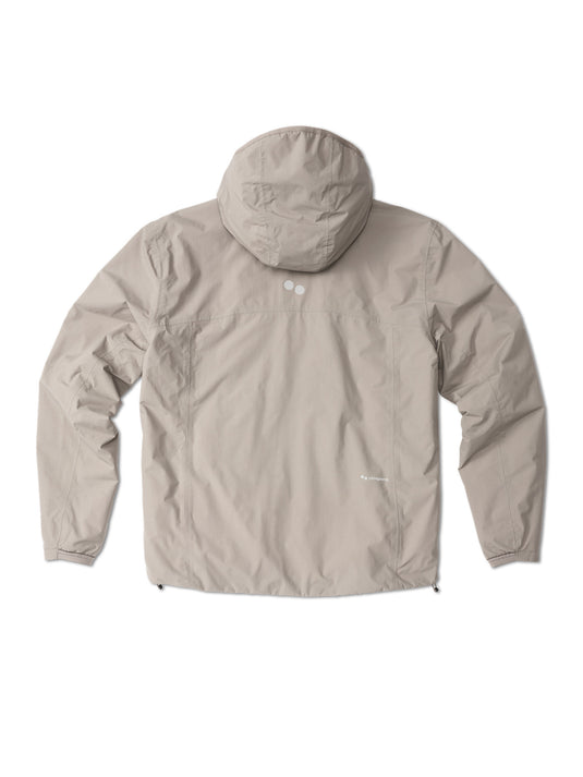 Pinqponq Hoodie Jacket - Cement Taupe (Male) Super Rabatt