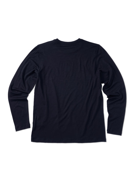 Pinqponq Longsleeve Merino - Sheep Navy (Male) Riesige Rabatte
