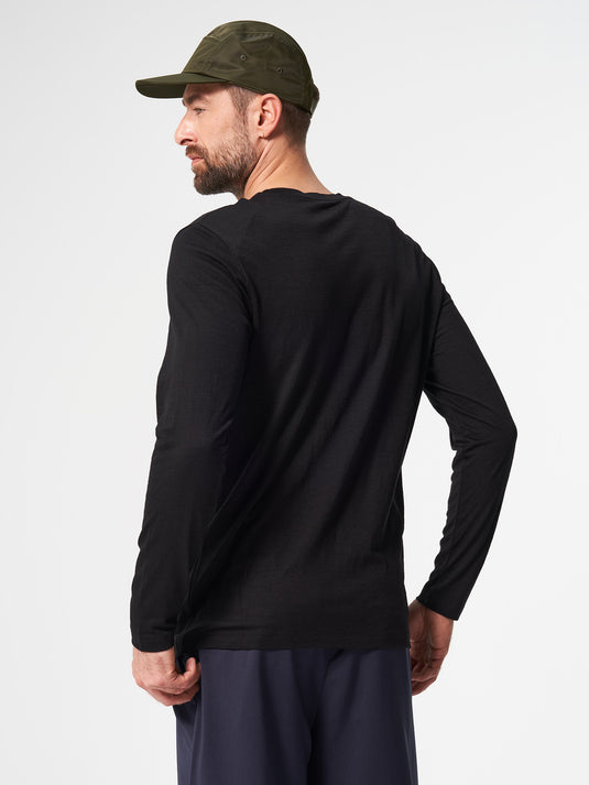 Pinqponq Longsleeve Merino - Sheep Black (Male) Kostenloser Versand international