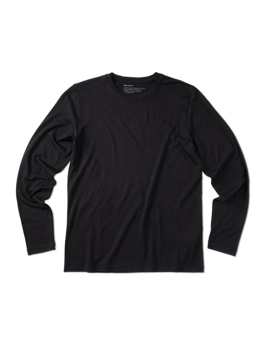 Pinqponq Longsleeve Merino - Sheep Black (Male) Kostenloser Versand international