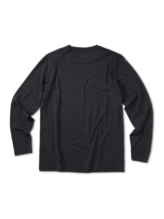 Pinqponq Longsleeve Merino - Dark Grey Melange (Male) 50% Rabatt für begrenzte Zeit