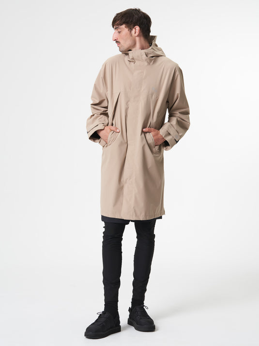 Pinqponq Aestech Rain Parka - Caramel Khaki (Unisex) Rabatte dieses Monats