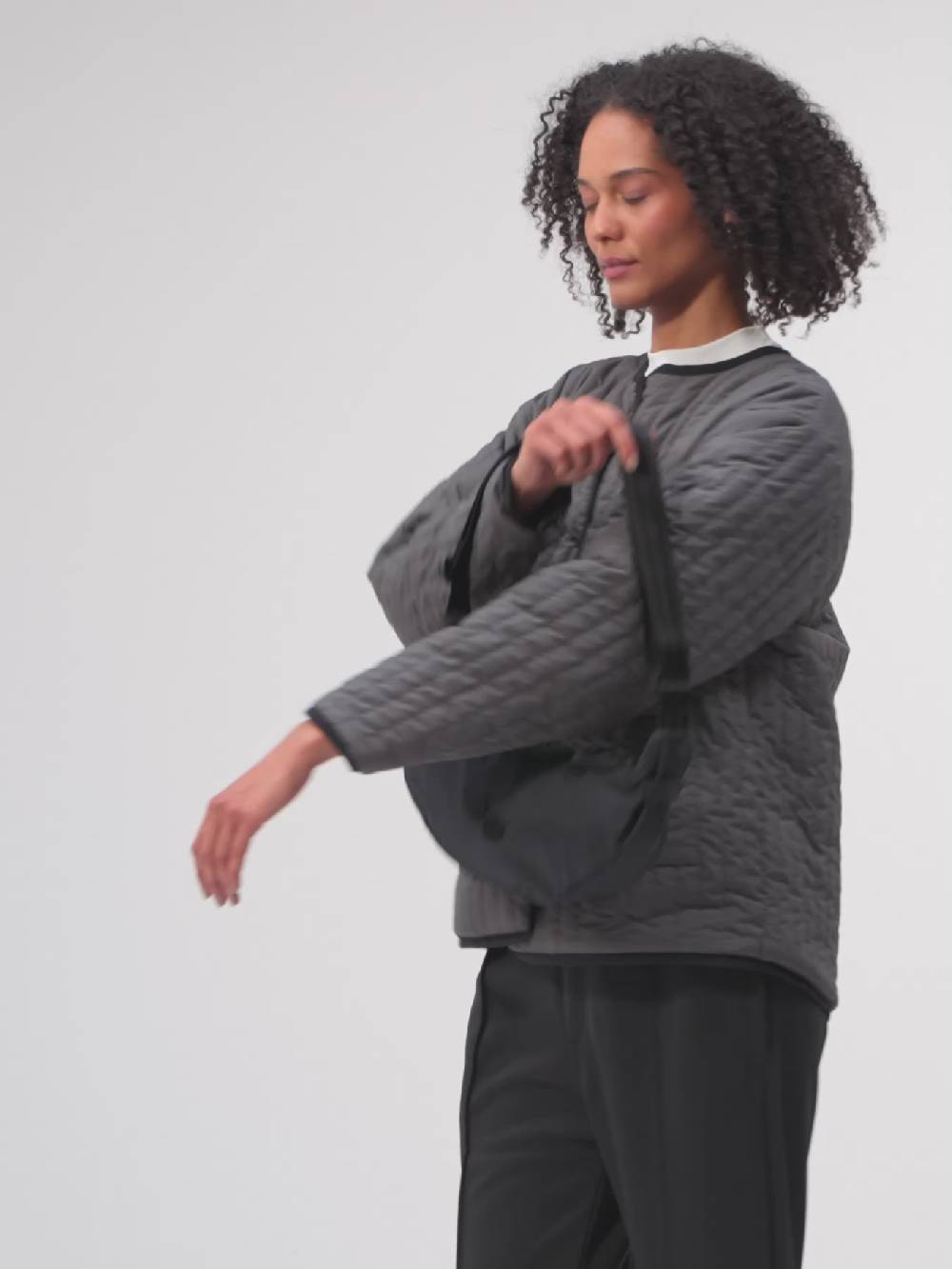 Pinqponq Krumm Small - Pure Black Fabrik Onlineshop