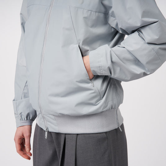 Pinqponq Light Bomber Jacket - Iced Grey (Unisex) Preisnachlass