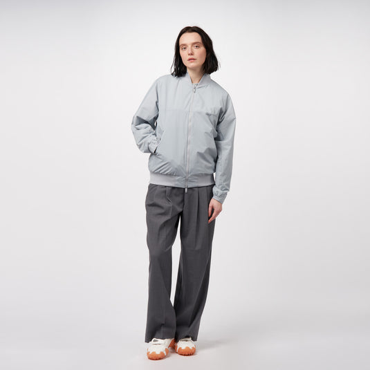 Pinqponq Light Bomber Jacket - Iced Grey (Unisex) Preisnachlass