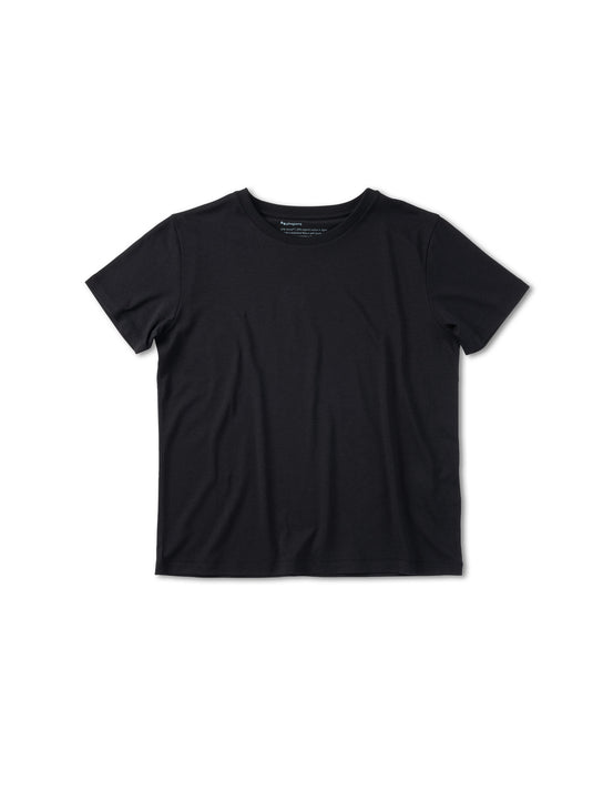 Pinqponq T-Shirt TENCEL™ - Wooden Black (Female) Cyber Monday