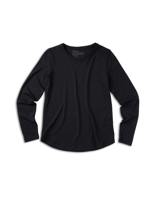 Pinqponq Longsleeve TENCEL™ - Wooden Black (Female) Vatertagsangebot