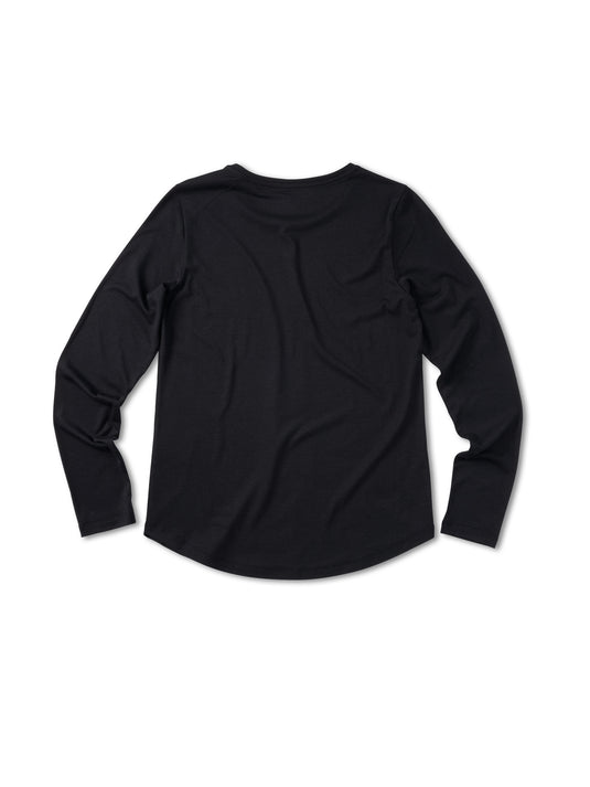 Pinqponq Longsleeve TENCEL™ - Wooden Black (Female) Vatertagsangebot