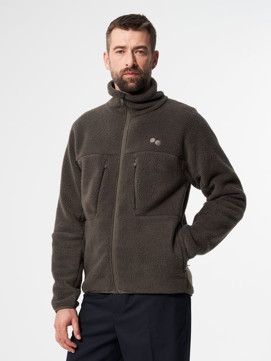 Pinqponq Fleece Jacket - Coffee Brown (Male) Letzte 3 Tage