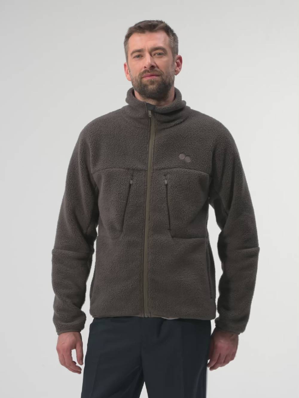 Pinqponq Fleece Jacket - Coffee Brown (Male) Letzte 3 Tage