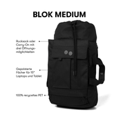 Pinqponq Blok Medium - Construct Black Nur für heute
