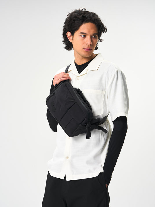 Pinqponq Tetrik Large - Crinkle Black Discount Store für neue Produkte