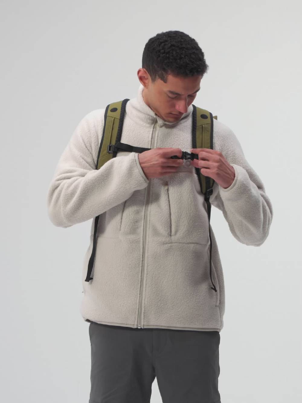 Pinqponq Kross - Solid Olive Günstiger Verkauf
