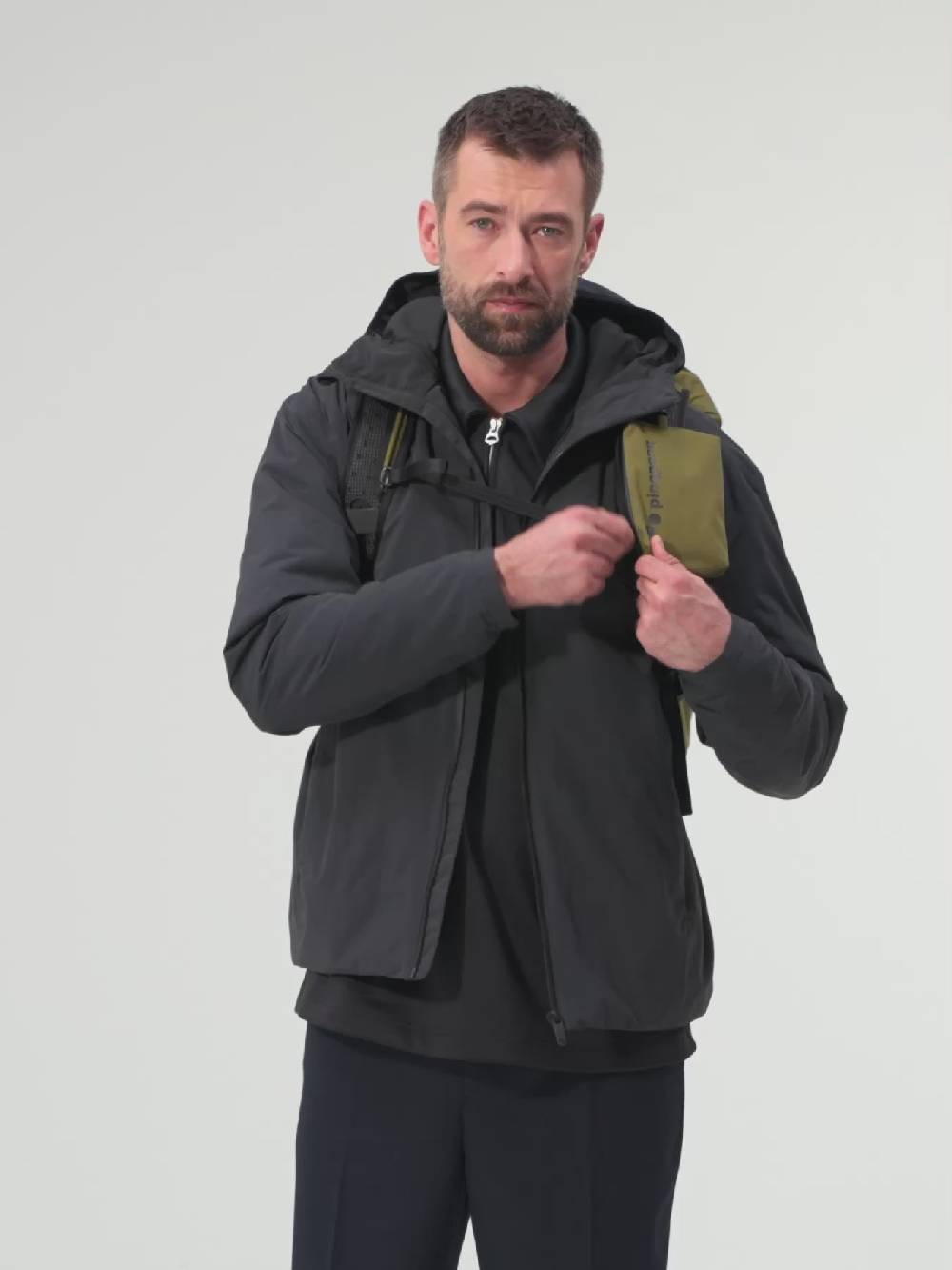 Pinqponq Komut Medium - Solid Olive Kostenloser Versand