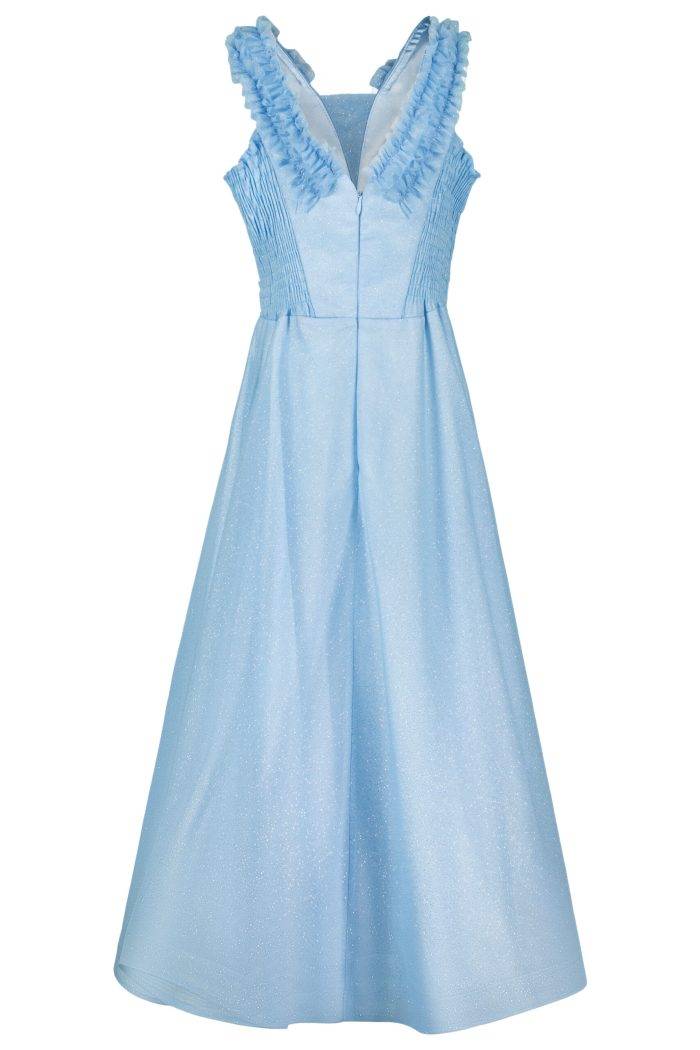 Prestije Kinderkleid aus Glitzertüll mit Trägern Online Outlet