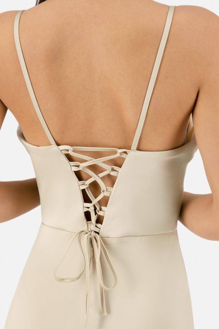 Prestije Satin Maxikleid drapiert Sonderangebote