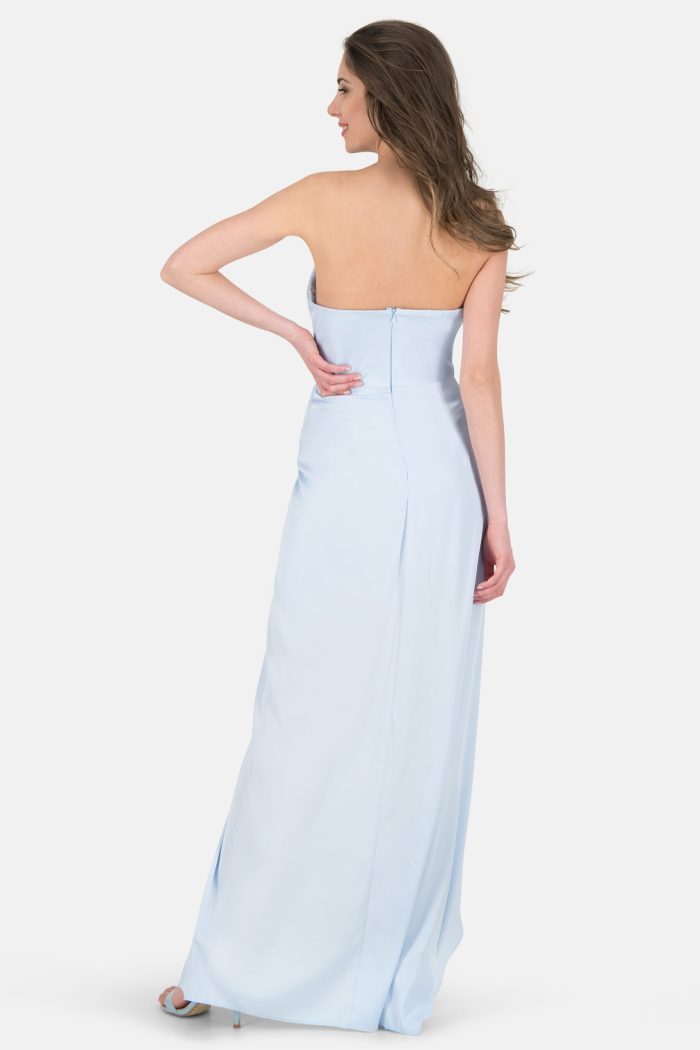 Prestije Maxikleid Satin Rückenfrei Neueste Stile