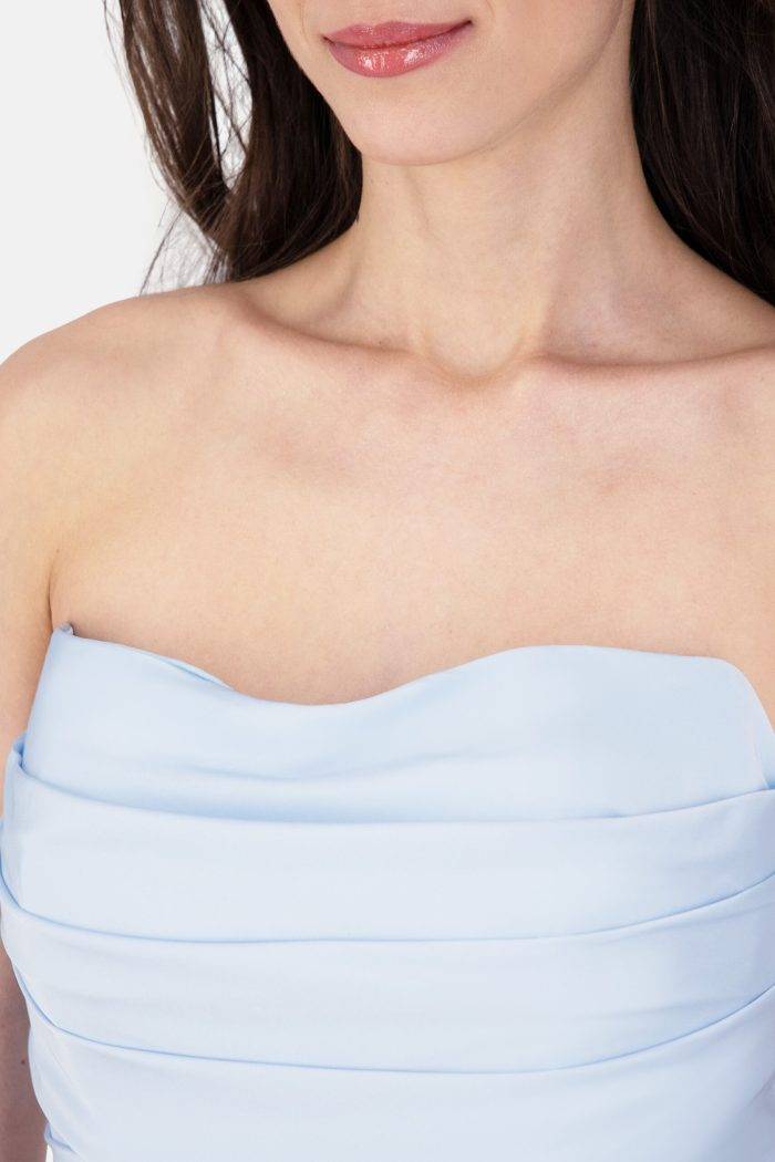 Prestije Maxikleid Satin Rückenfrei Neueste Stile