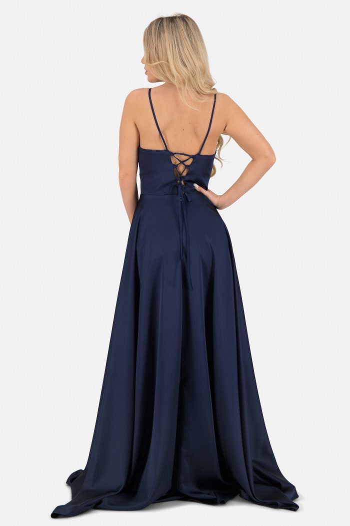 Prestije Maxikleid mit Spaghettiträgern Criss Cross Letzte 2 Tage