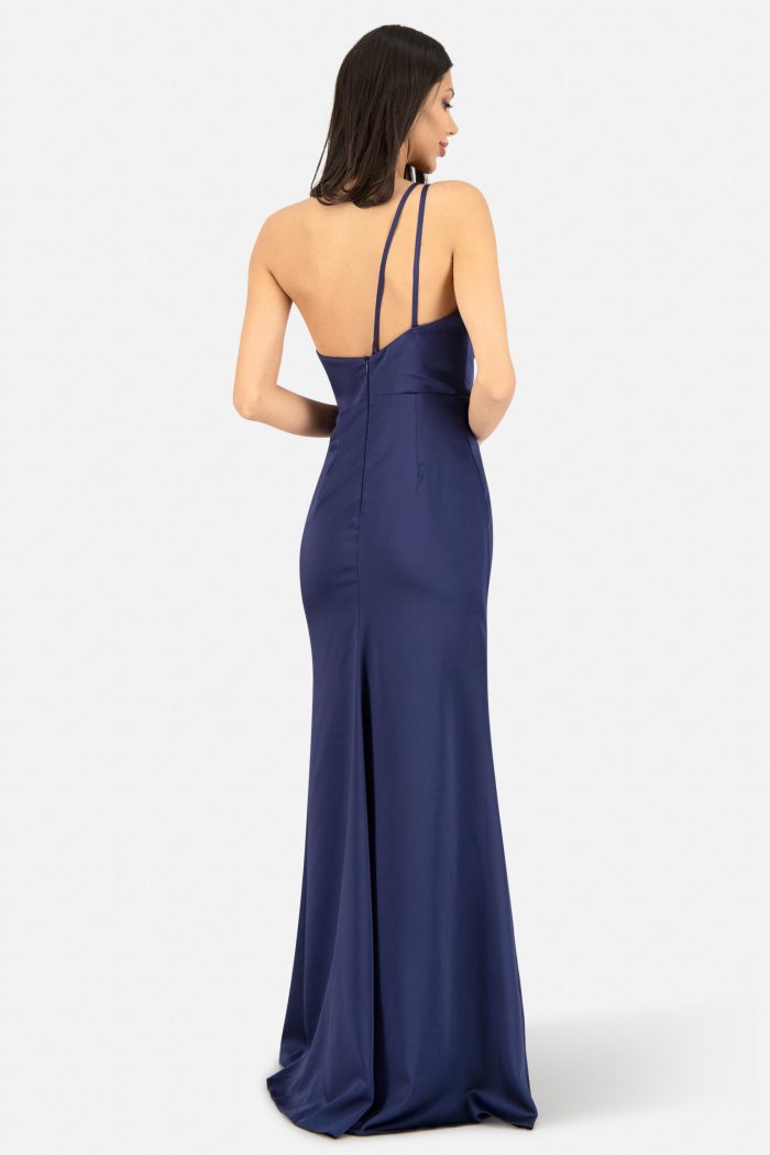 Prestije Maxikleid Satin asymmetrisch Letzter Tag