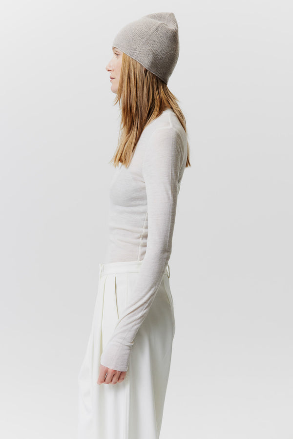 Prinz Berlin Kaschmir Beanie Fine Knit Beige Kauf eins, bekomm eins gratis